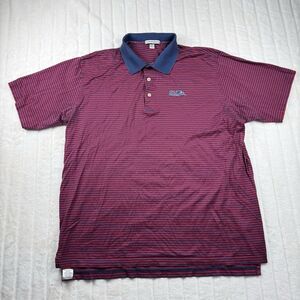 Peter Millar Collegiate Stripe Polo Men's XL Ole Miss University of Mississippi*